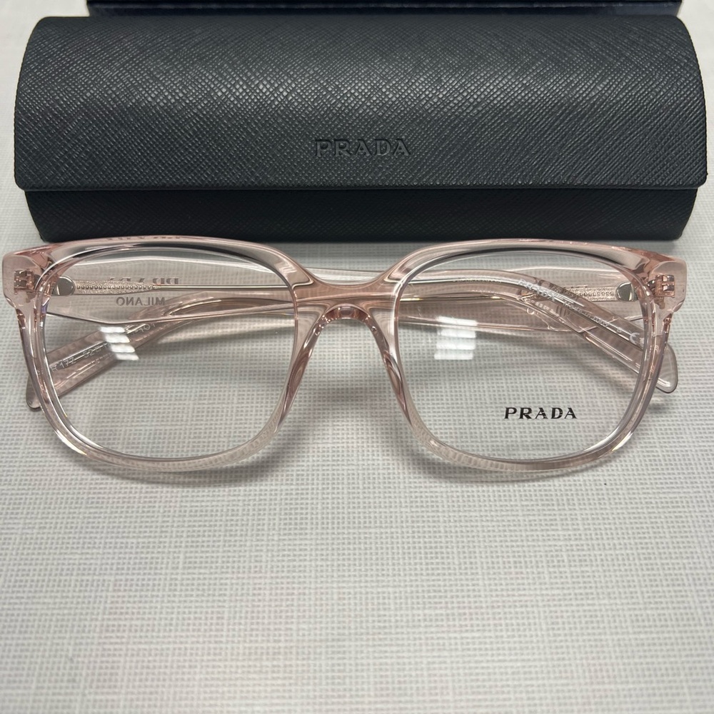 Prada Eyeglasses PR 17ZV crystal pink